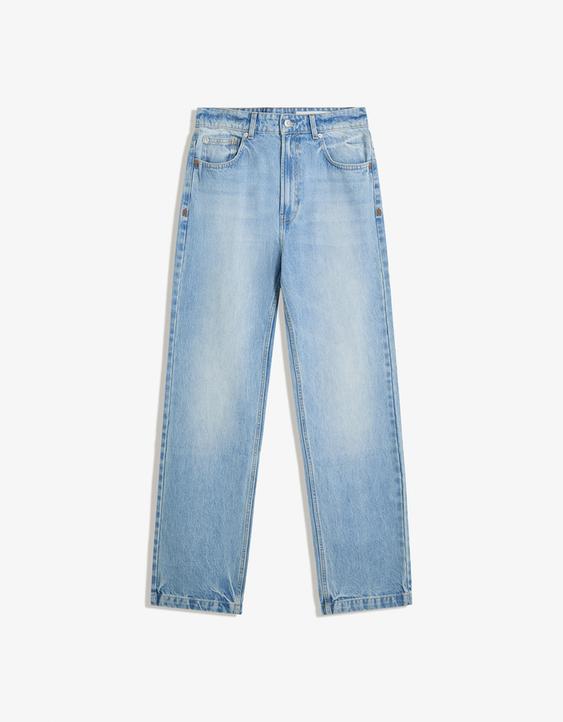Relaxed-fit straight-leg jeans